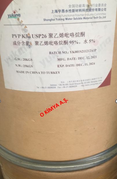 PVP K30 AMBALAJ