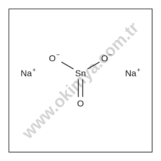 Sodyum stannat molekül formülü - okimya
